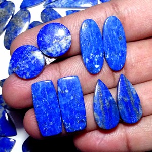 Super Quality Natural <b>Lapis</b> <b>Lazuli</b> Pair Quartz Gemstone Mix Shape and Size for Jewelry Making Cabochon Style - Product Image 4