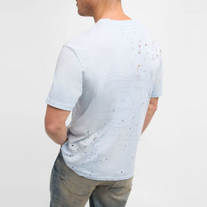 เสื้อยืดผู้ชายผ้าโพลีเอสเตอร์/คอตตอน ทนทาน สวมใส่สบาย ทรงปกติ เป็นมิตรกับสิ่งแวดล้อม ระบายอากาศได้ดี แห้งเร็ว - Product Image 5
