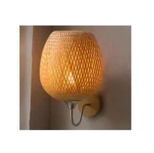 Lámpara de Pared LED de Mimbre Vintage Hecha a Mano, Estilo Tradicional, para Decoración del Hogar y Dormitorio, Colección Iqbal, Gran Venta - Product Image 5