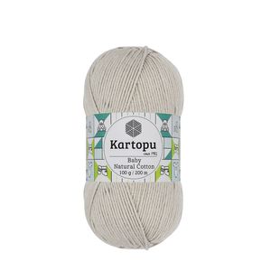Filato per maglieria a mano in cotone naturale Kartopu 100 gr - Product Image 4