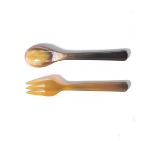 Juego de cubertería con diseño personalizado, cucharas y cuerno de tenedor, el mejor diseño de acabado personalizado disponible - Product Image 1