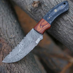 100% Top haute qualité en acier damas manche en bois couteaux de chasse prix raisonnable couteaux de chasse à séchage rapide - Product Image 6