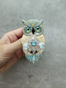 Natural Gemstone Wire <b>Wrap</b> Beads Round Handmade Connectors Charms Making Jewelry - Product Image 6