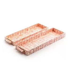 Plateaux de conception géniale de qualité supérieure Plateaux de fournitures de service en os avec plateaux de décoration de Noël durables de qualité alimentaire - Product Image 1