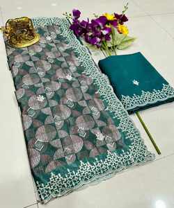 Banarasi Saree Surat en satin sophistiqué, idéal pour ajouter de l'élégance aux occasions formelles - Product Image 4