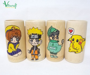 Tasse en bambou naturel vietnamien, tasse à thé, tasse à café avec logo gravé, cadeau significatif - Product Image 3