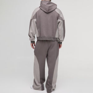 ชุดวอร์มโอเวอร์ไซส์สุดเทรนดี้ พิมพ์โลโก้ตามสั่ง สำหรับสตรีทแวร์ผู้ชาย ชุดวอร์มยอดนิยมสำหรับฤดูหนาว ระบายอากาศได้ดีที่นูรัก - Product Image 4