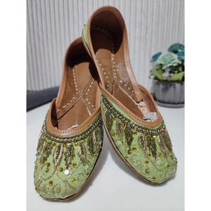 Shoes & Accessories Trending Embroidery Shoes For Females Footwear Only Embroidery Designs Womens Traditional Fancy Shoes latest - Product Image 1