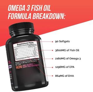 Capsules de gel Softgel en vrac, huile de poisson de mer profonde, étiquette privée, Vegan, Halal EPA, algues, <span class=keywords><strong>Omega</strong></span> 3, 6, 9, 1000Mg - Product Image 5