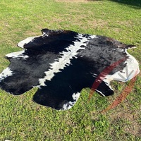 Full Hide Natural Cow Skins Große echte Leder rinder häute Echtes Rindsleder Teppich Haar auf