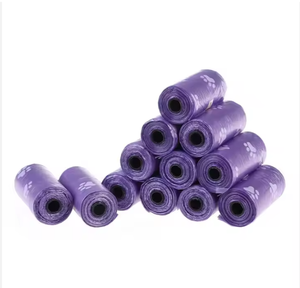 Sacs compostables jetables à fermeture facile bio dégradables pour chiens de compagnie parfumés écologiques pour chiens de marque HM - Product Image 1