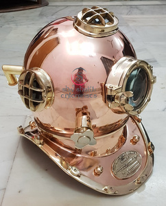 Casco de buceo para buzos de latón marino coleccionable, casco de buceo náutico de aguas profundas HECHO DE Metal con acabado de buceo - Product Image 6