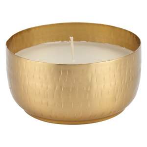 Bol votif en métal de haute qualité finition dorée et argentée bougie artisanale en métal bol rond votif décor de table prix bas - Product Image 2