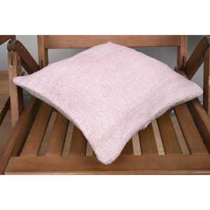 Oreiller en laine Kilim turc rustique 14x14 pouces oreiller d'accent de luxe avec impression carrée vintage pour literie de salon - Product Image 4