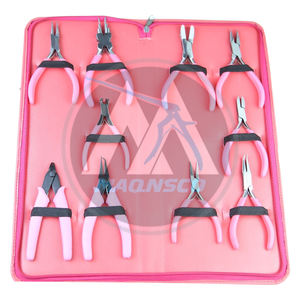 Juego de 10 Mini Alicates para Joyería, Alicates de 5 Pulgadas para Fabricación de Joyería, Reparación de Joyería, Enrollado y Otras Manualidades. - Product Image 1