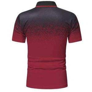 Ropa de gimnasio de corte regular, ropa de manga corta para hombre, algodón, algodón, polos de talla grande para hombre, polos informales de verano para hombre - Product Image 2
