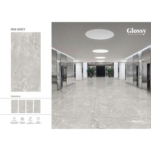 Vistaar Onyx Grey ขนาด600x1200มม. กระเบื้องเคลือบหินอ่อนขัดเงาดูส่งออก - Product Image 5