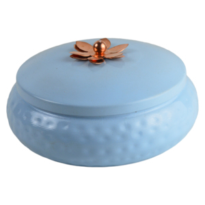 ภาชนะใส่ผลไม้แห้งโลหะสีเข้มสำหรับตกแต่งโต๊ะและตกแต่งบ้าน - Product Image 6