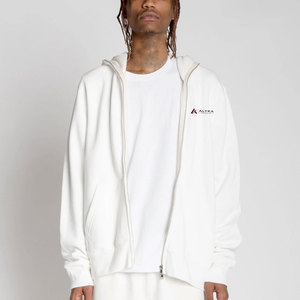 Sudadera con capucha y cremallera completa para hombre, 100% algodón orgánico, personalizada, de alta calidad, gruesa, informal, transpirable. - Product Image 3