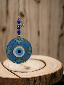 Ojo Turco DAFNI de 13 cm, Hecho a Mano, con Impresión en Relieve, Magnético, de Vidrio, Tradicional, Regalo Promocional, Decoración de Pared, Estambul - Product Image 3