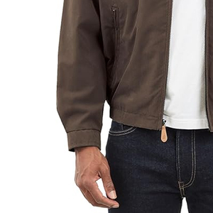 แจ็กเก็ตบอมเบอร์สไตล์วินเทจสำหรับผู้ชายแจ็กเก็ตขนเป็ดปักแบบกำมะหยี่สีขาวสำหรับ2025แฟชั่นฤดูหนาว - Product Image 4