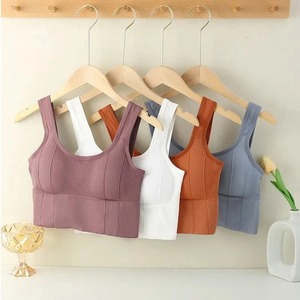 Nuevo Sujetador Deportivo de Alta Calidad para Mujer, Spandex/Nailon, Transpirable, para Yoga, Personalizable en la Parte Delantera, Alto Soporte, Ecológico, Servicio OEM - Product Image 3