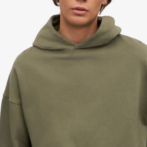 Sudadera con capucha personalizada de alta calidad fabricante de sudaderas sueltas de fitness de manga larga para hombres sudaderas con capucha personalizadas más vendidas para hombres - Product Image 3