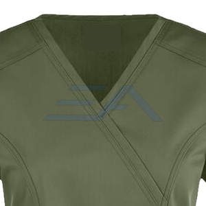 Nouveaux hauts à encolure croisée pour femmes, style tendance, faible MOQ, nouvelle conception, marque privée - Product Image 3