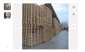 Paleta de madera Nuevas paletas de madera Epal euro Venta al por mayor Nuevas paletas de madera Epal/ Euro/Paleta de madera Euro 1200X800 - Product Image 3