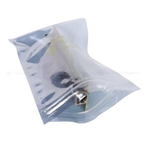 Bolsas de protección antiestática plateadas grises resellables con cierre zip ESD para electrónica, PCB, reacondicionamiento de portátiles y reciclaje. - Product Image 1