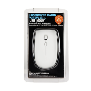 Souris sans fil USB personnalisée en forme de bâton, gadgets promotionnels - Product Image 3