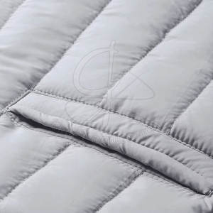 Chaleco acolchado sin mangas de cuello alto para hombre, parches personalizados, chaleco acolchado aislado con cremallera completa para invierno - Product Image 6