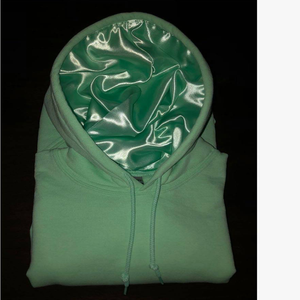 Vente en gros 2025 – Nouvelle collection printemps : Sweat à capuche doublé en satin de soie imprimé personnalisé, haute qualité, pour hommes et femmes - Product Image 3