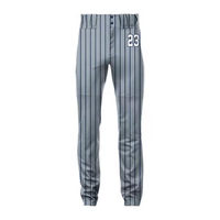 Pantalon 3/4 court de baseball rouge pour homme adulte, grande taille, respirant, séchage rapide, antibactérien, imprimé sur mesure, vente en gros d'usine