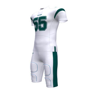 Uniforme personalizable de fútbol americano de la mejor calidad, material transpirable de talla grande con manga corta, uniforme de sublimación - Product Image 5