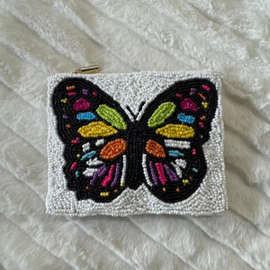 กระเป๋าใส่เหรียญประดับลูกปัดแบบคลาสสิกกระเป๋าแต่งหน้าประดับด้วยลูกปัดมุกและเพชรของขวัญสำหรับงานแต่งงานหรือปาร์ตี้สำหรับผู้หญิง - Product Image 1