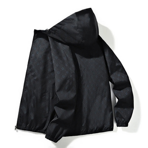 Blouson Bomber Décontracté en Toile pour Homme, Col Montant, Service OEM Logo Personnalisé, Vente en Gros, Grandes Tailles, à Capuche, Écologique et Respirant - Product Image 2