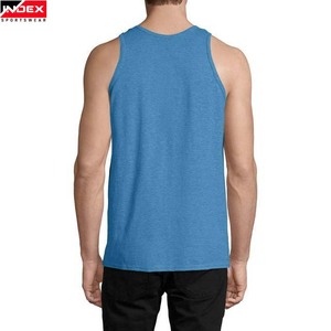 Streetwear pour hommes d'été avec logo personnalisé OEM au prix de gros Débardeurs en coton respirant pour le sport et le fitness Chemises d'entraînement sans manches - Product Image 6