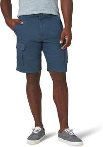 Men's High Street Style Classic Cargo <b>Stretch</b> <b>Shorts</b> 2025 Collection With Embroidered Pattern - Product Image 3
