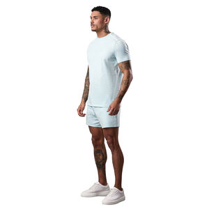Wholesale Custom <b>Mens</b> Summer <b>Shorts</b> Solid Color Soft Cotton Gym <b>Shorts</b> <b>Slim</b> <b>Fit</b> Casual Workout <b>Shorts</b> with Pockets OEM - Product Image 3