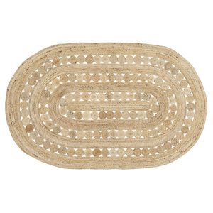 <b>Natural</b> Jute Braided Round Rug – emphasizes material style shape Handmade Round Jute Rug popular for artisanal/<b>hand</b> - Product Image 6