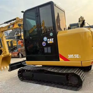 CAT hydraulique utilisé 305.5E de machine de creusement d'excavatrice de CAT 320D mini bêcheur d'excavatrice de 3.5 tonnes pour la construction - Product Image 1
