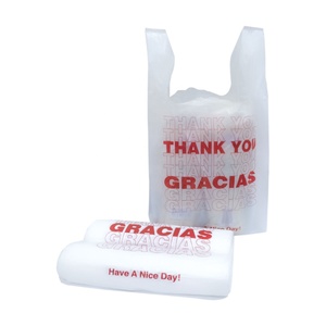 Bolsa de Plástico Ecológica de HDPE para Camisetas con Mensaje de Agradecimiento para Entrega de Comestibles en EE. UU., Atlanta, Libre de Impuestos - Product Image 4