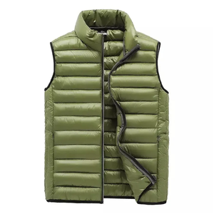 Chaqueta de Hombre Nueva Personalizada, Chaqueta de Moda de Invierno, Chaleco Acolchado de Plumón, Chaqueta Sin Mangas, Chaqueta Acolchada de Alta Calidad - Product Image 3