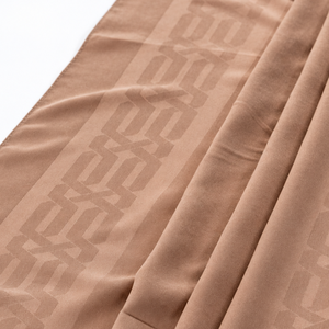 Wafa Plain Dyed Jacquard <b>Square</b> <b>Scarf</b> Matte Finish Silky Soft 110x110 Cm Premium Polyester Casual Four Seasons Framed Design - Product Image 4