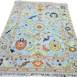 Alfombra colorida de moda anudada a mano para sala de estar, dormitorio, alfombra decorativa para todas las estaciones, 1 pieza MOQ - Product Image 3