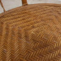 Auténticas sillas de comedor de ratán indonesio diseño tropical muebles de jardín al aire libre para Parque y patio