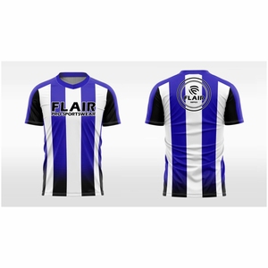 Camiseta de fútbol para niños de diseño Retro personalizado, la mejor calidad, 100% poliéster, cómoda, transpirable, conjuntos de parte superior delantera corta, ropa para niños - Product Image 3