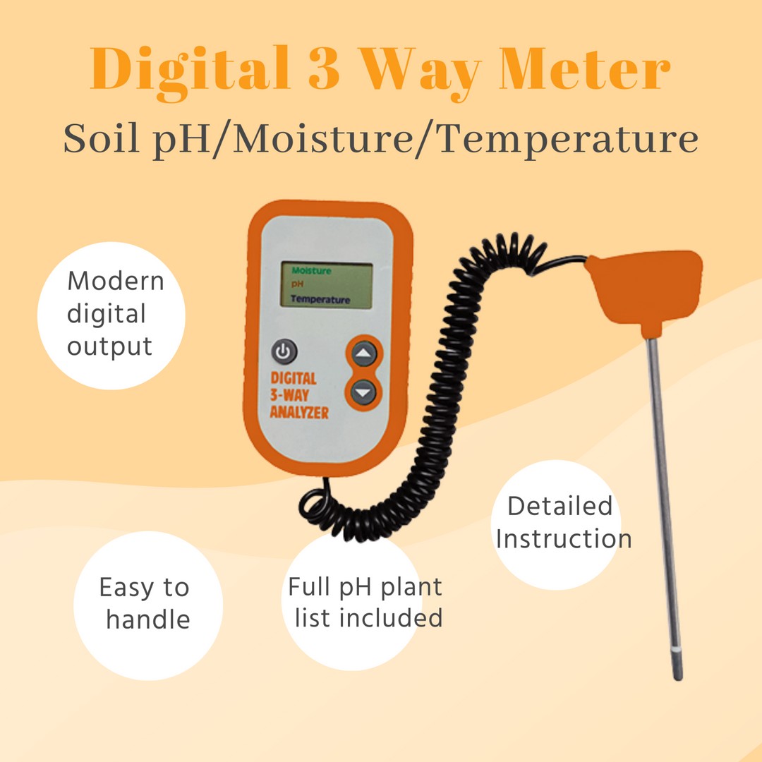 New Digital 3 in 1 Soil Thermometer Humidity pH Meter Products from ...