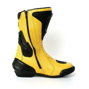 Custom Designed Racing Motorbike Shoes for Adults Genuine Leather Knee-High Directly Manufactured PU Rubber Winter Moto <b>Boots</b> - Product Image 2